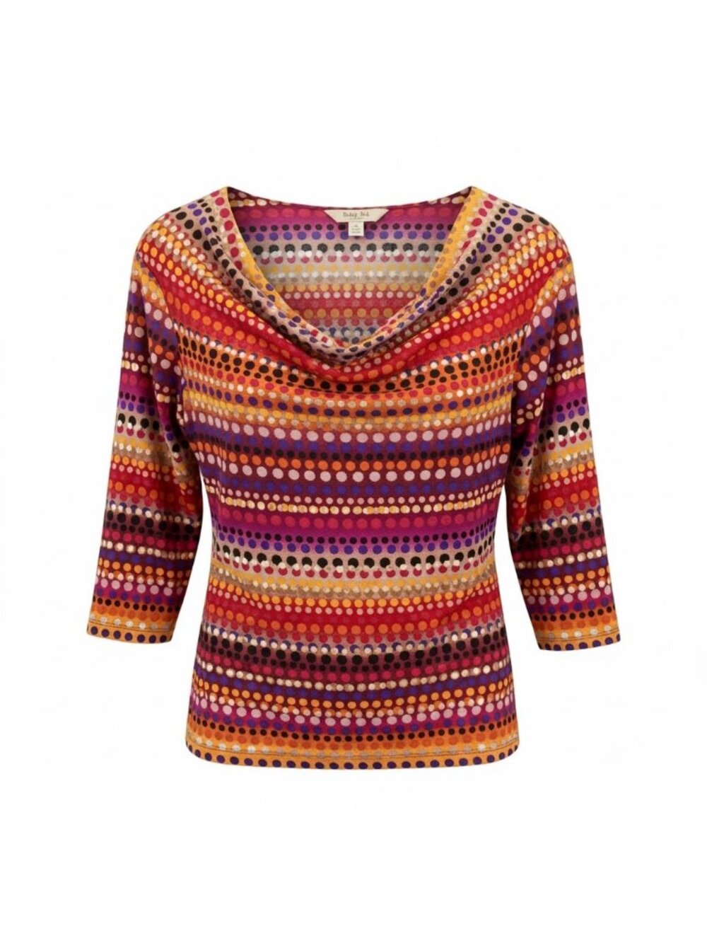 Ruby Rd. Petite Multicolor Dot Cowl Neck Top – PS